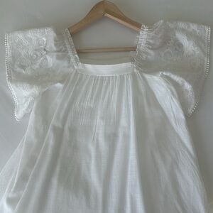 Zimmerman Girl White Summer Cotton Dress Size 10 Years